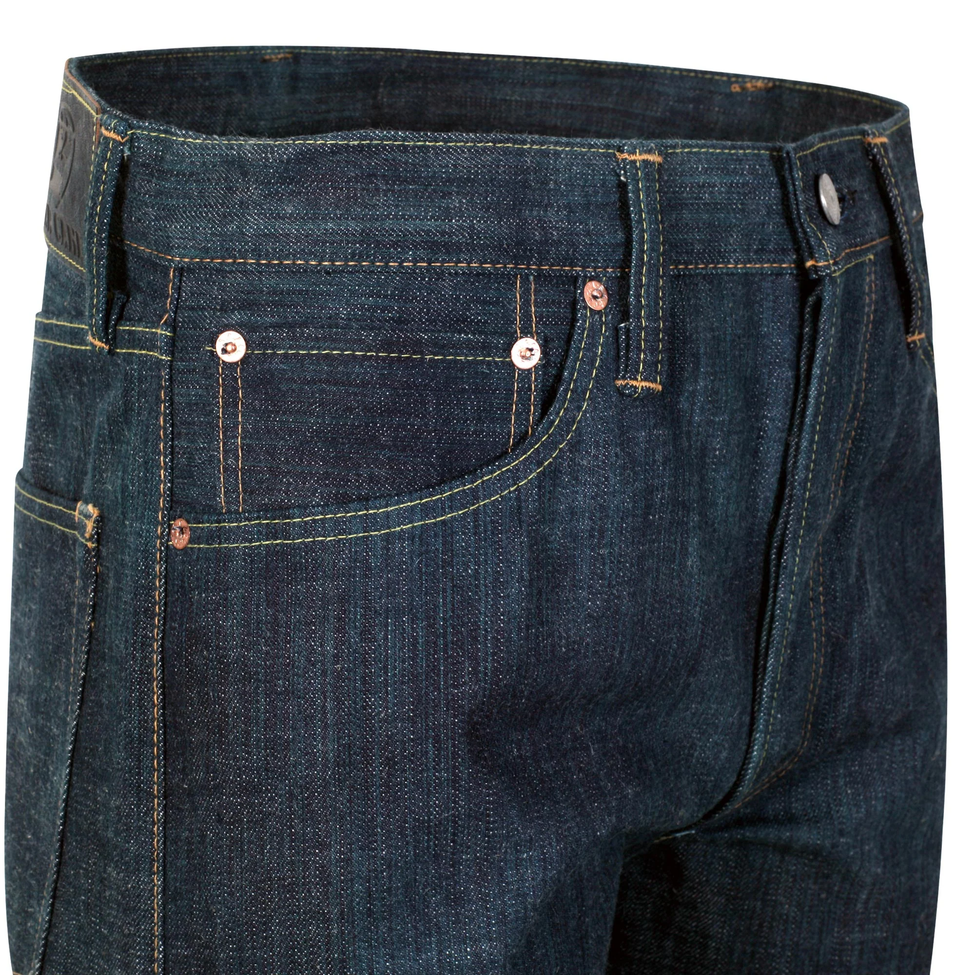 Edo Ai 55th Anniversary SC41502N Slim 14oz Raw Denim Jeans CANE11072 - Image 5