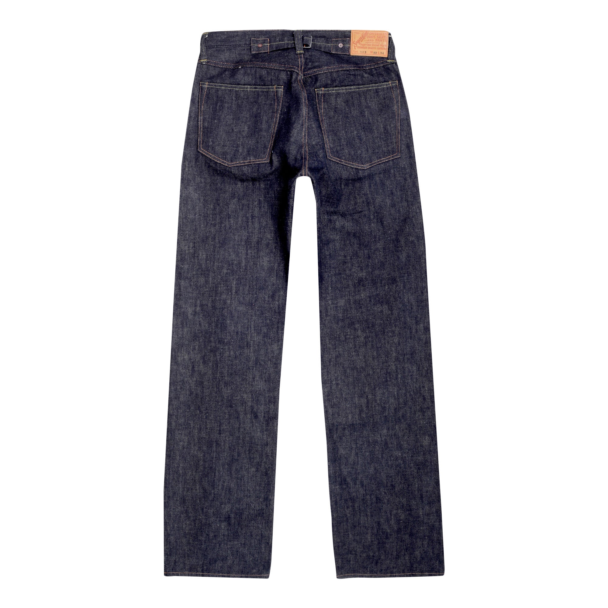 Indigo Regular Fit SC40303N Non Wash 16.25oz Raw Denim Jeans CANE7991 - Image 2