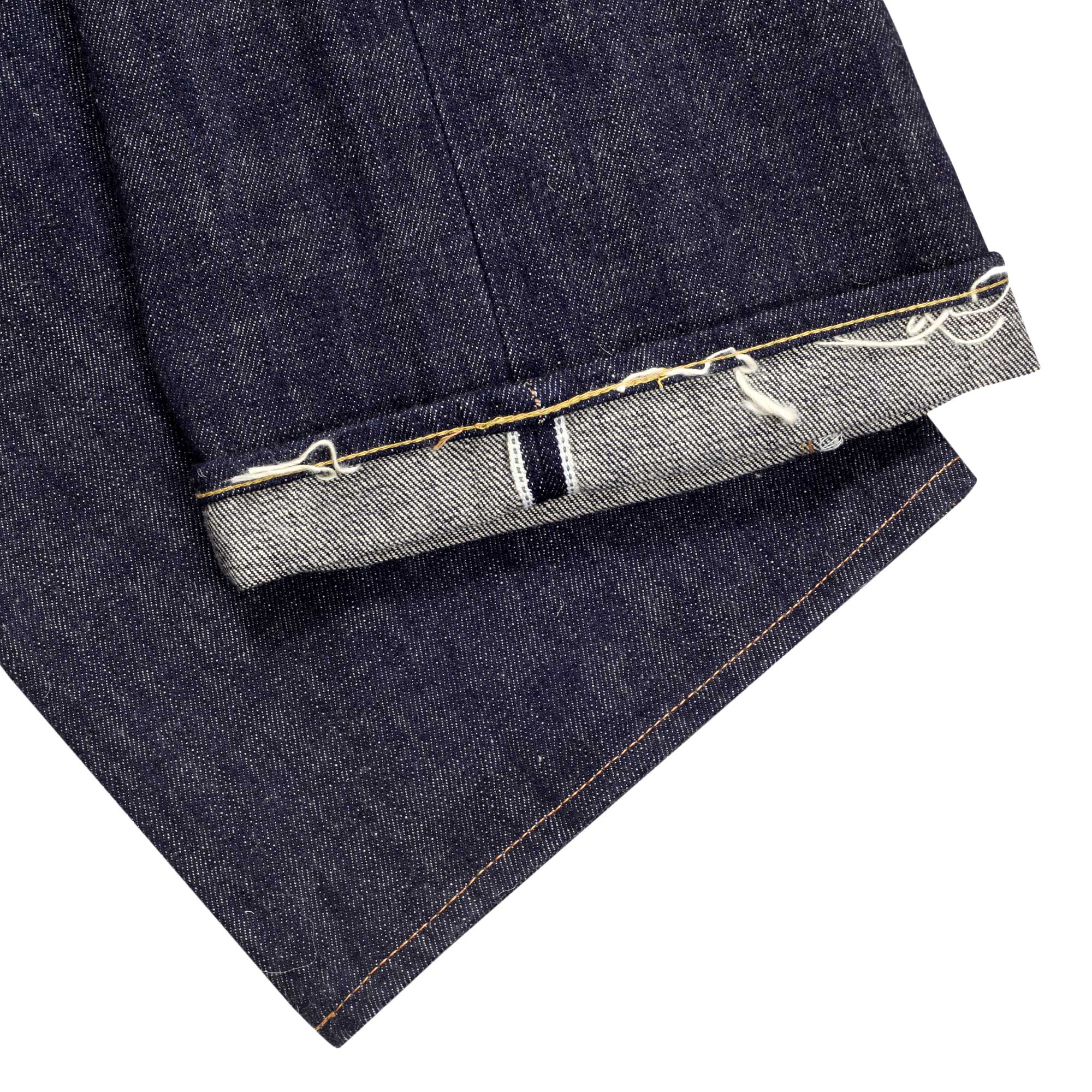 Indigo Regular Fit SC40303N Non Wash 16.25oz Raw Denim Jeans CANE7991 - Image 5