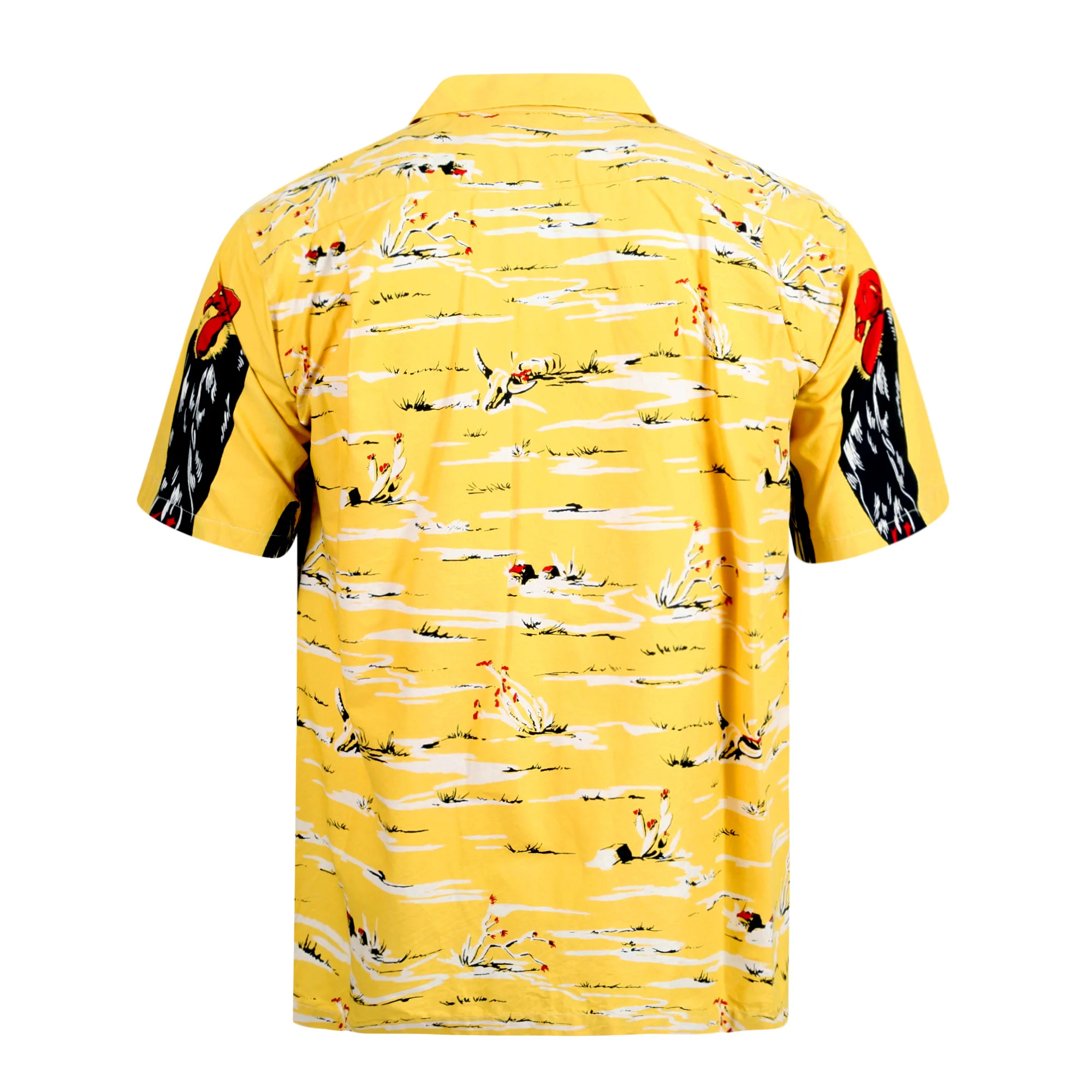 Condor Printed SH38120 Broad Cotton Yellow Hawaiian Shirt SoH10097 - Image 2
