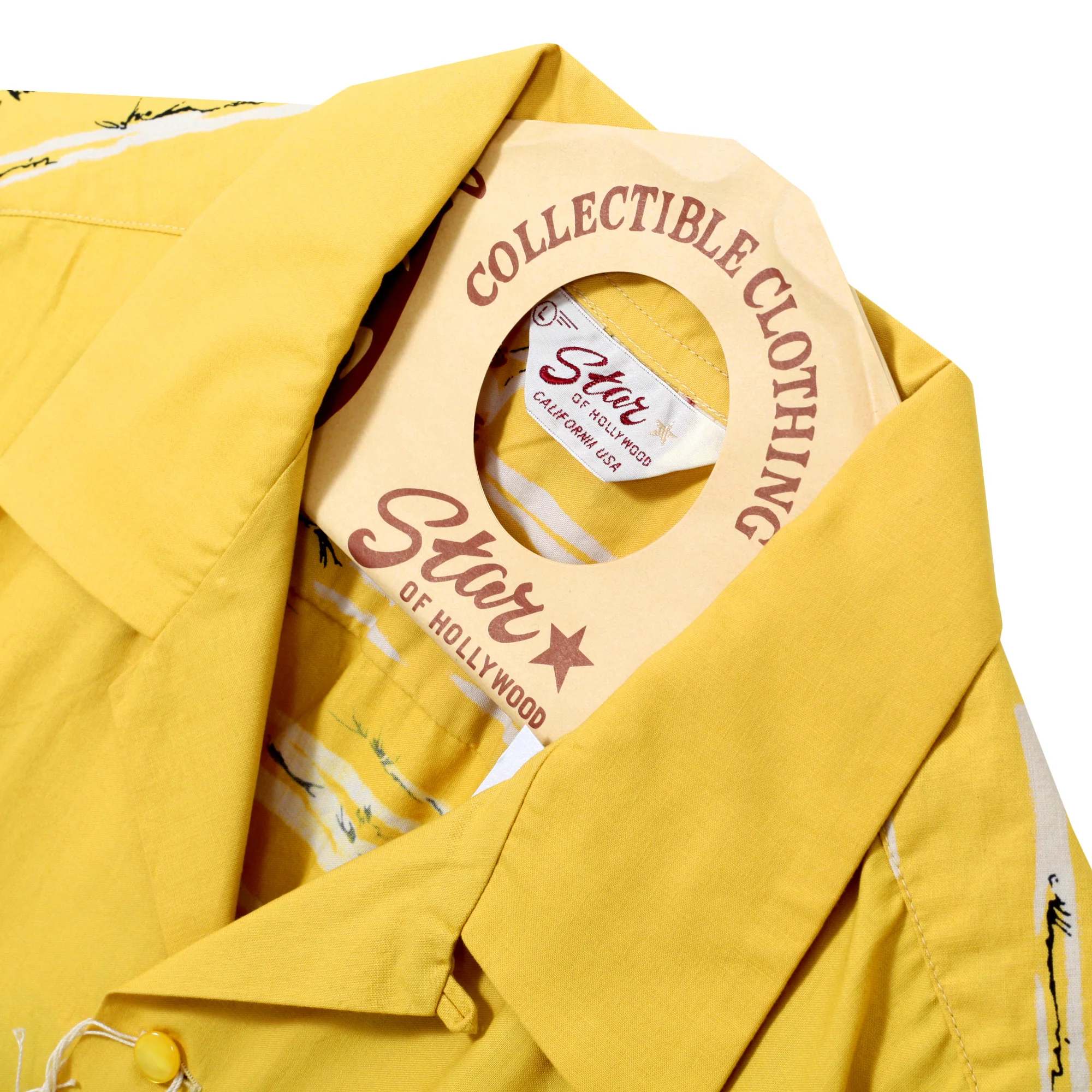 Condor Printed SH38120 Broad Cotton Yellow Hawaiian Shirt SoH10097 - Image 3