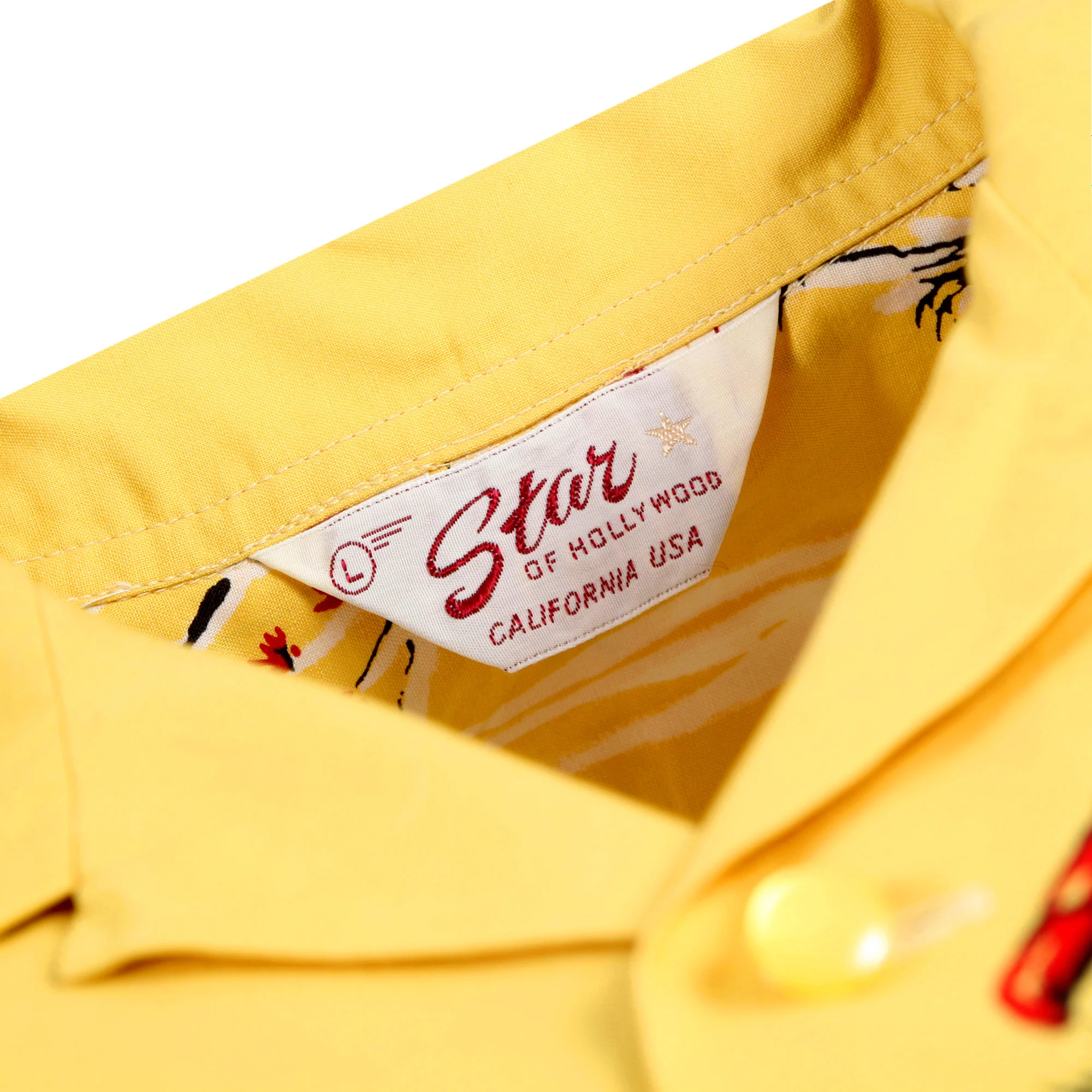 Condor Printed SH38120 Broad Cotton Yellow Hawaiian Shirt SoH10097 - Image 5