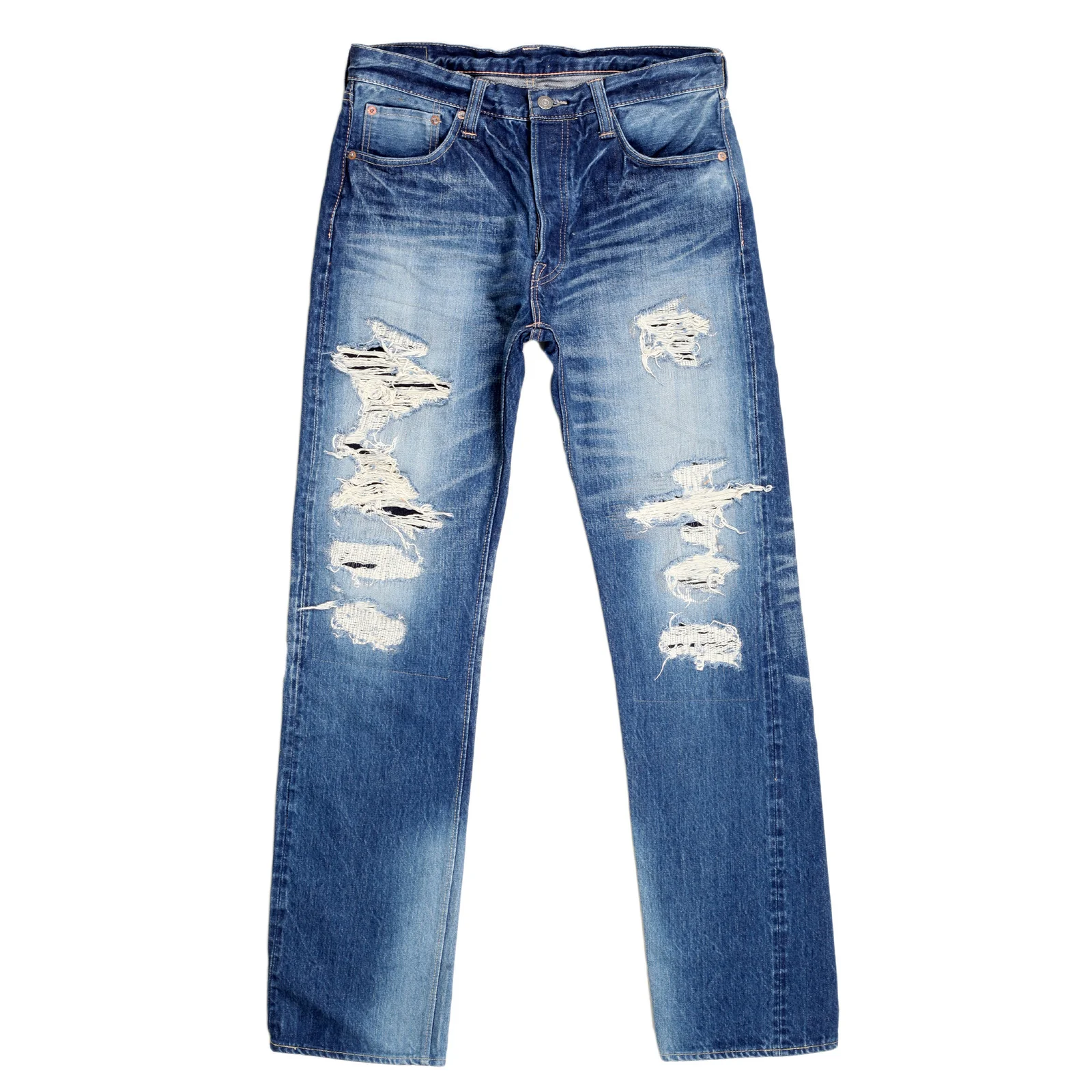 Slim Fit One Star 10 Year Aged SC41501R 14oz Distressed Jeans CANE6511