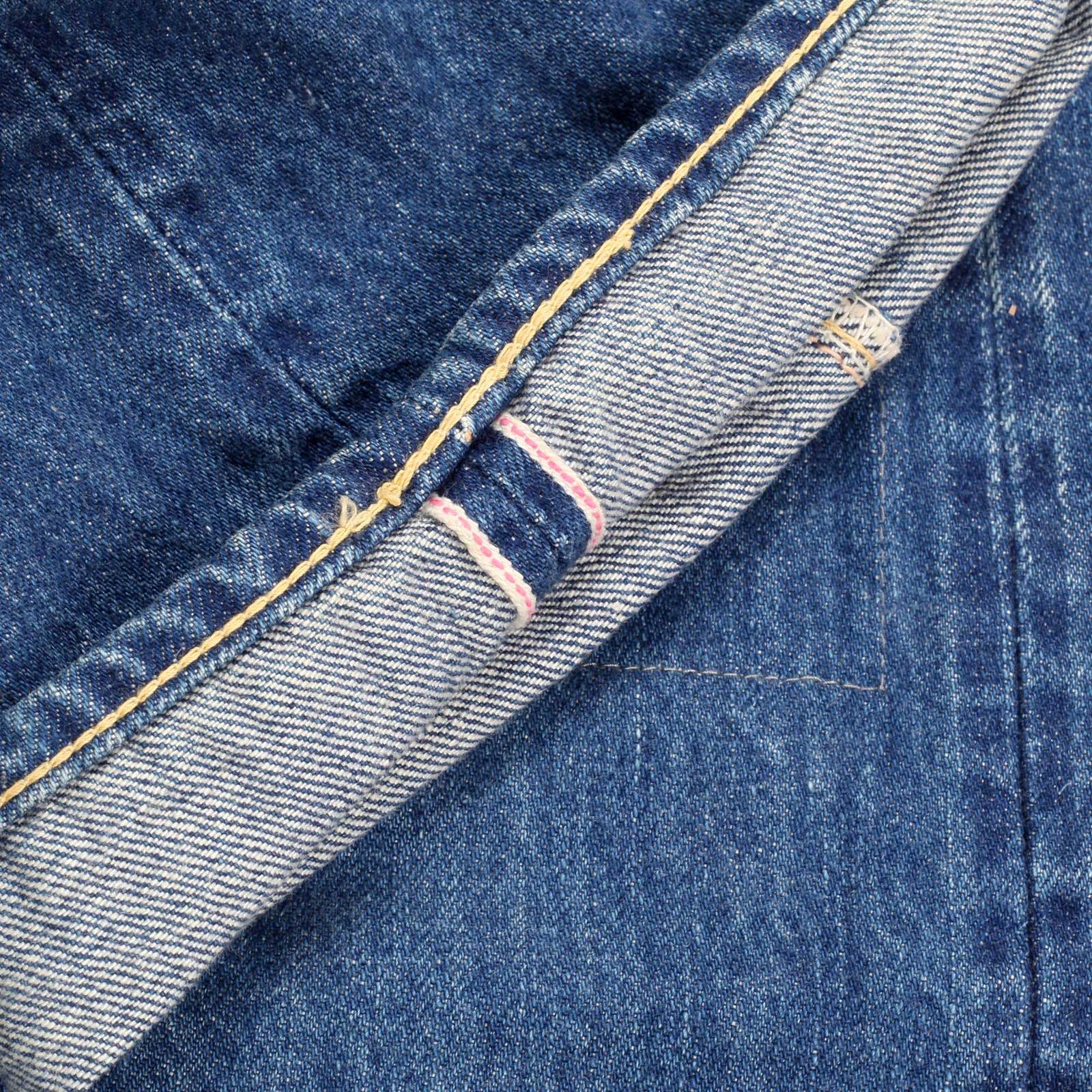 Slim Fit One Star 10 Year Aged SC41501R 14oz Distressed Jeans CANE6511 - Image 6