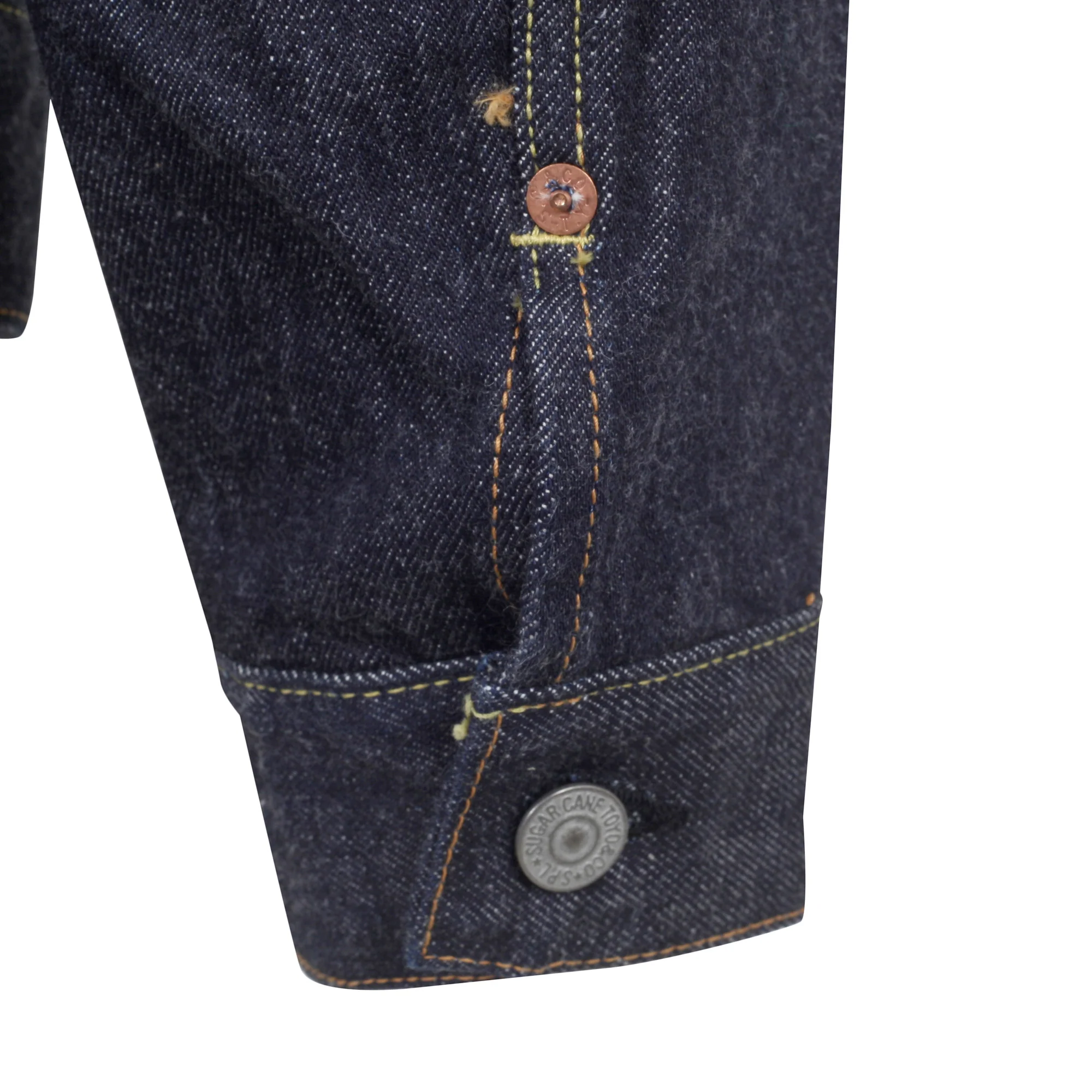Rinsed Wash SC11953A Navy 1953 Model 14.25oz Denim Jacket CANE10615 - Image 3