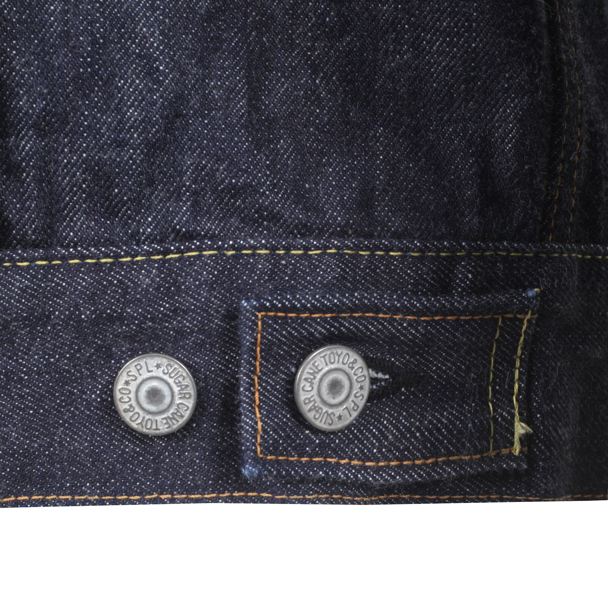 Rinsed Wash SC11953A Navy 1953 Model 14.25oz Denim Jacket CANE10615 - Image 4
