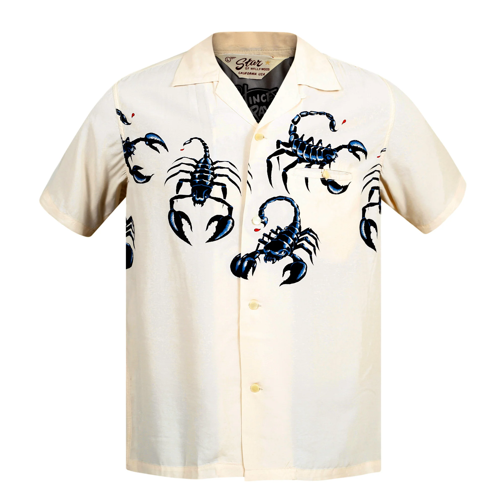 Scorpion SH37277 Vince Ray X Star of Hollywood Off White Shirt SoH9040
