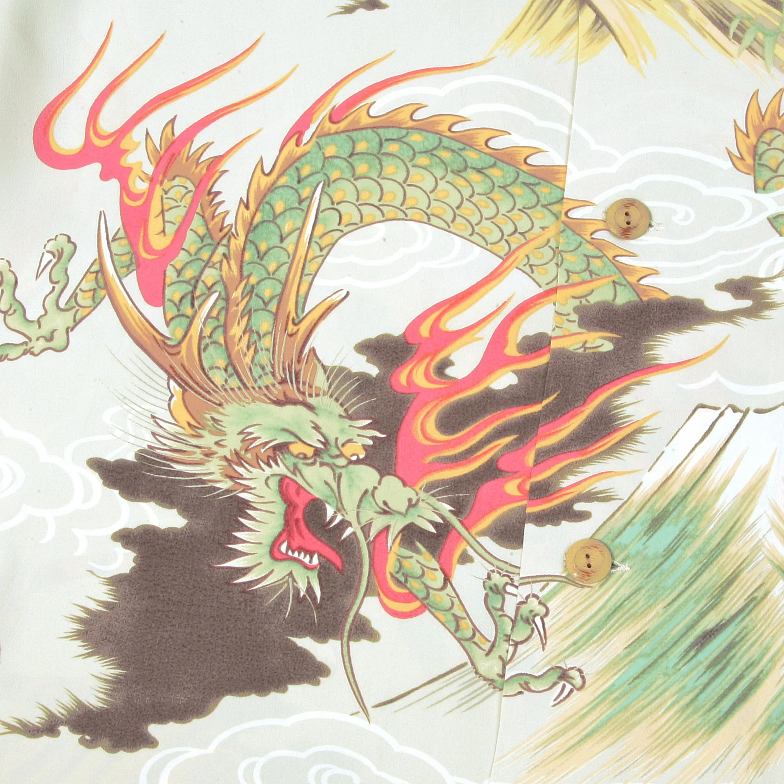 Shirt Sun Surf Hawaiian shirts SS33334 Hawaiian Fighting Dragon &amp; Tiger Shirt - Image 2