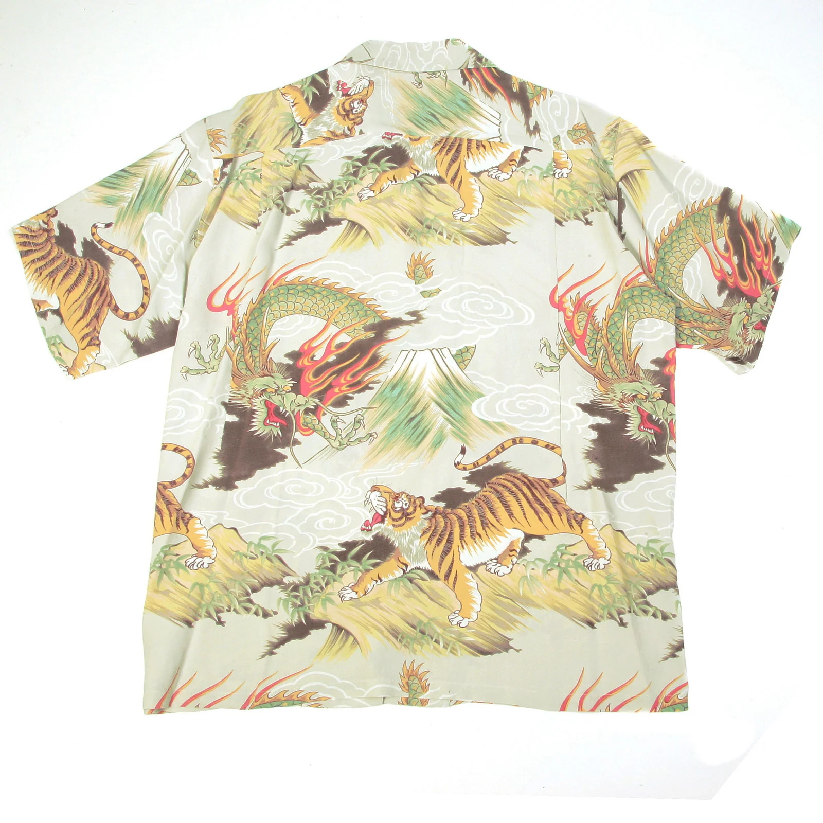Shirt Sun Surf Hawaiian shirts SS33334 Hawaiian Fighting Dragon &amp; Tiger Shirt - Image 3
