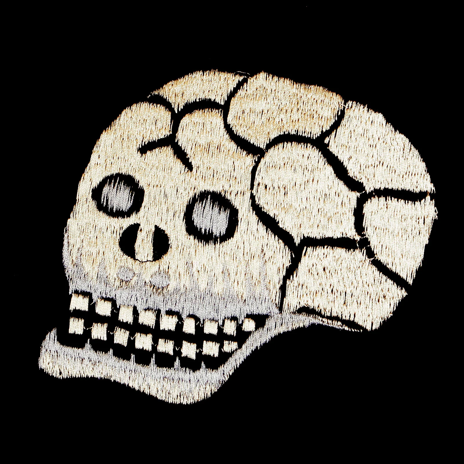 Skull Embroidered Black TT11783 Acetate Velvet Suka Jacket TOYO4233 - Image 2