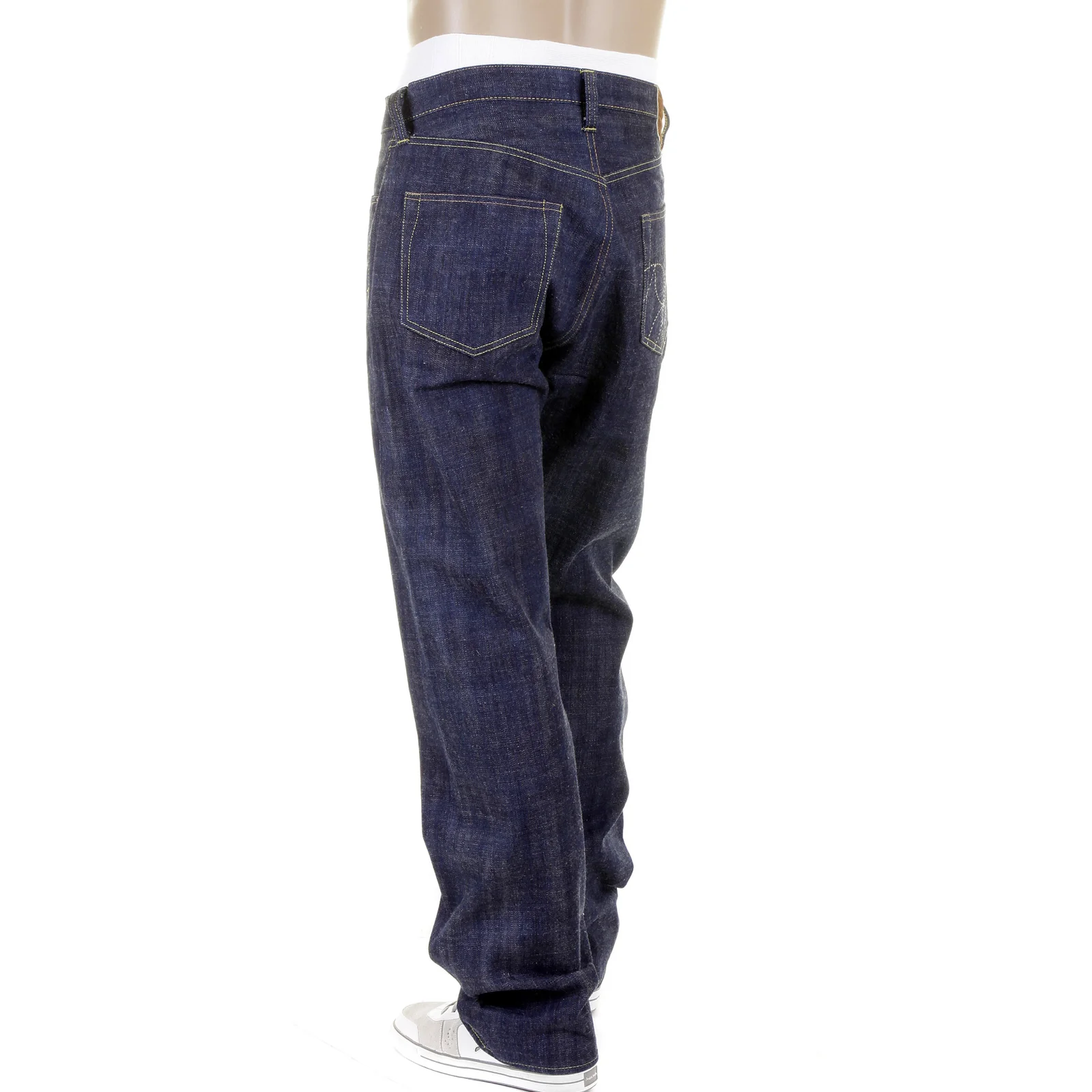 Non Wash SC40401N Raw Japanese Selvedge Denim Jeans CANE2087 - Image 6