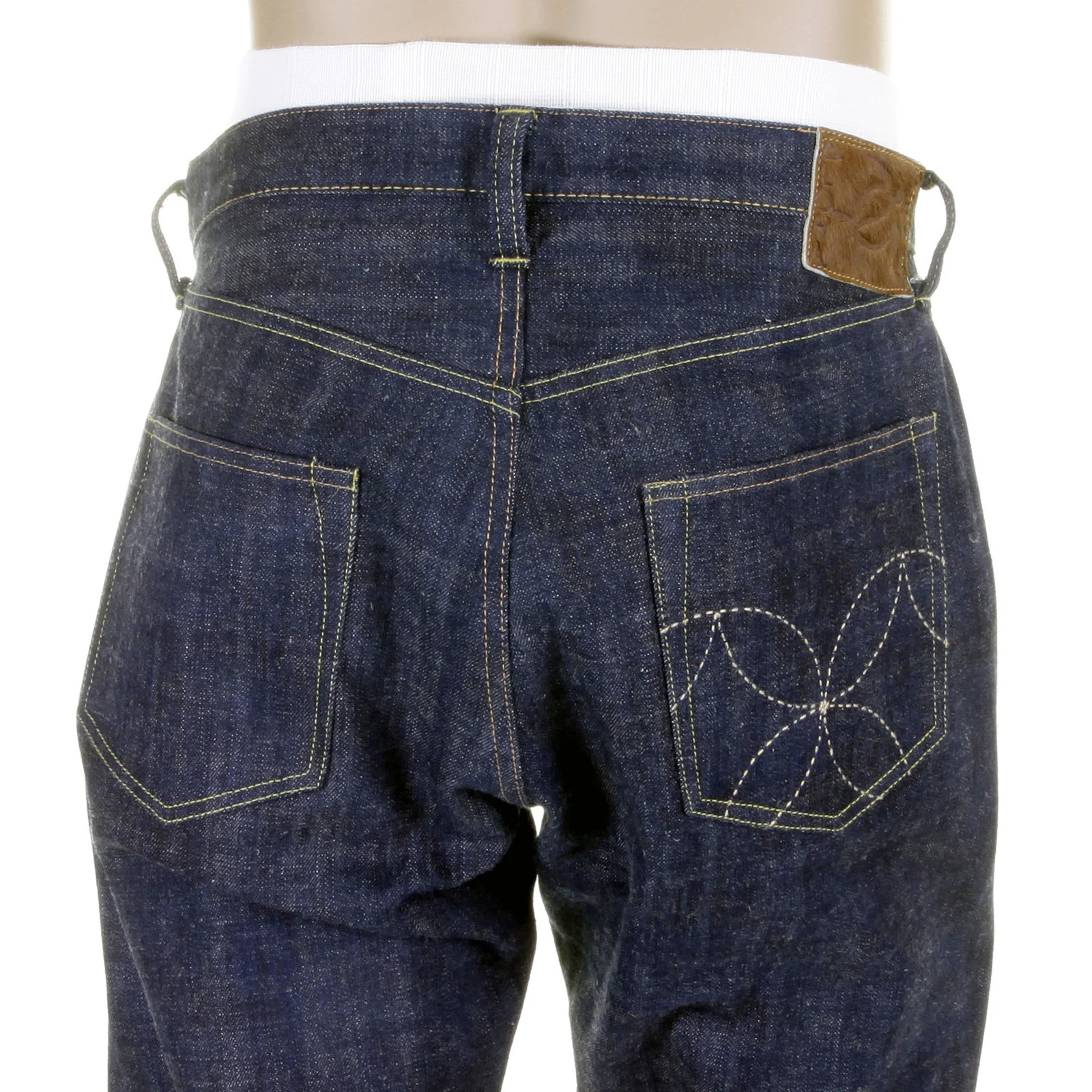 Non Wash SC40401N Raw Japanese Selvedge Denim Jeans CANE2087 - Image 7