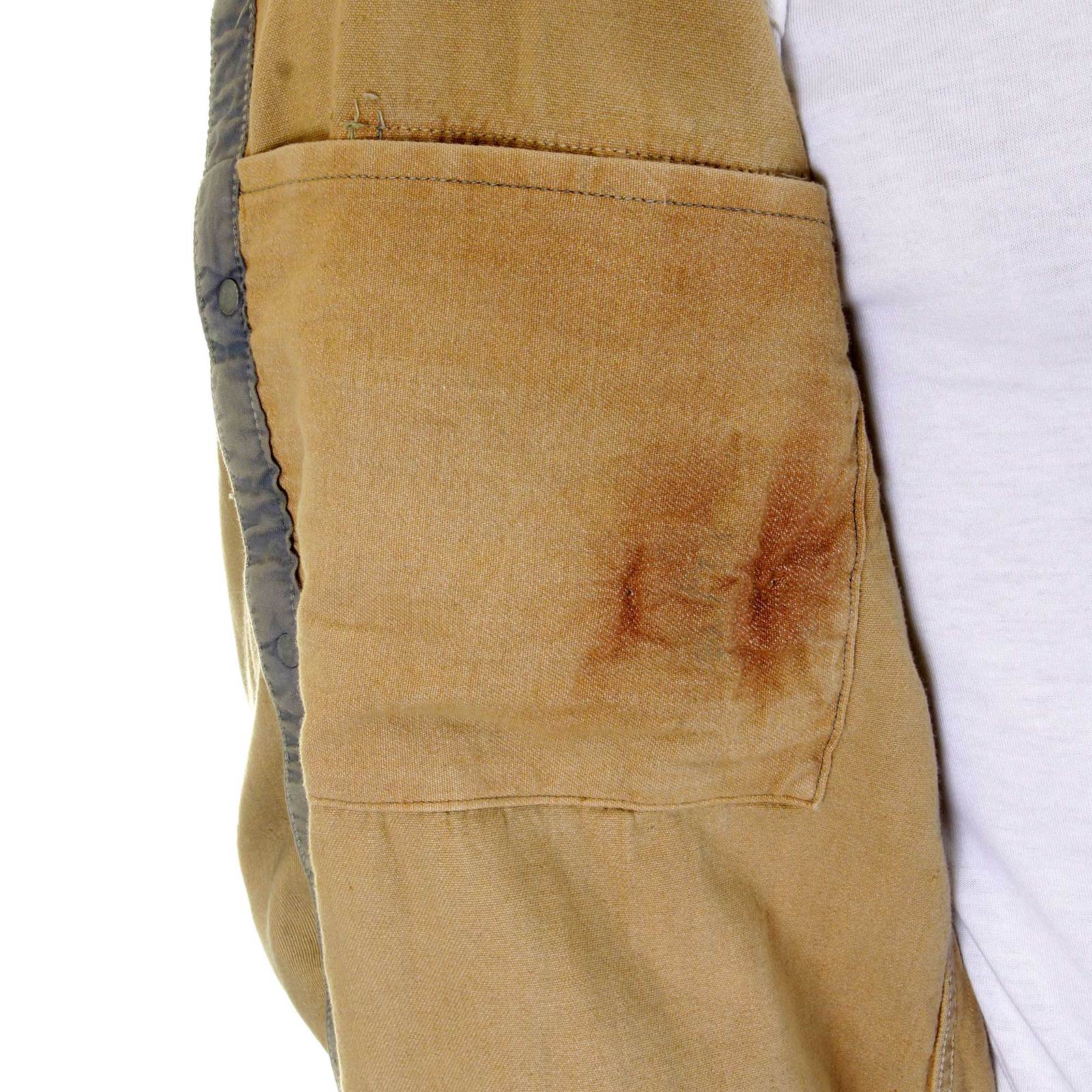 Sugarcane Mens SC12241H Fiction Romance Vintage Wash Workwear Denim Jacket/Overshirt in Brown CANE2830 - Image 2