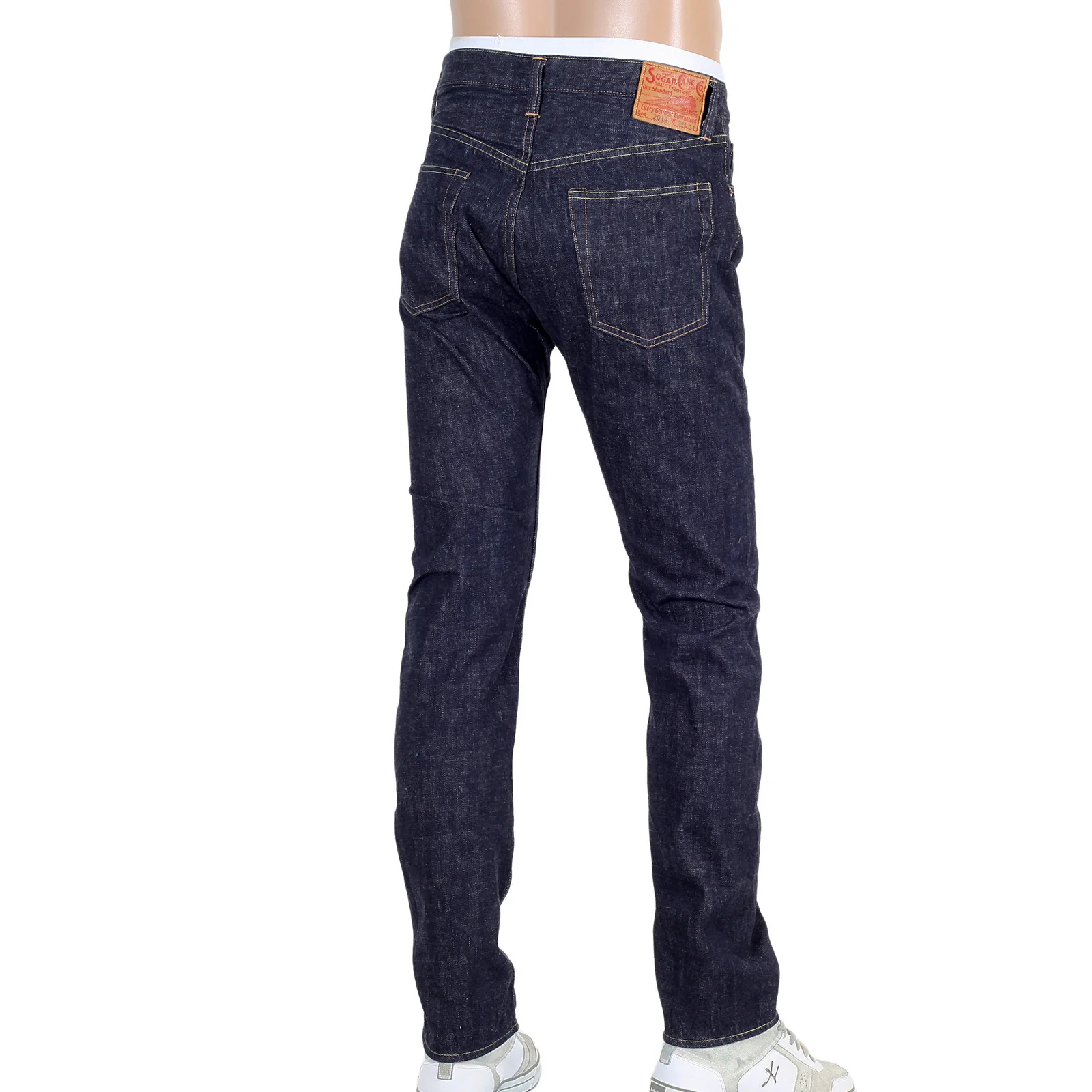 Navy Slim Fit SC42014A Lower Rise 12oz One Wash Denim Jeans CANE4444