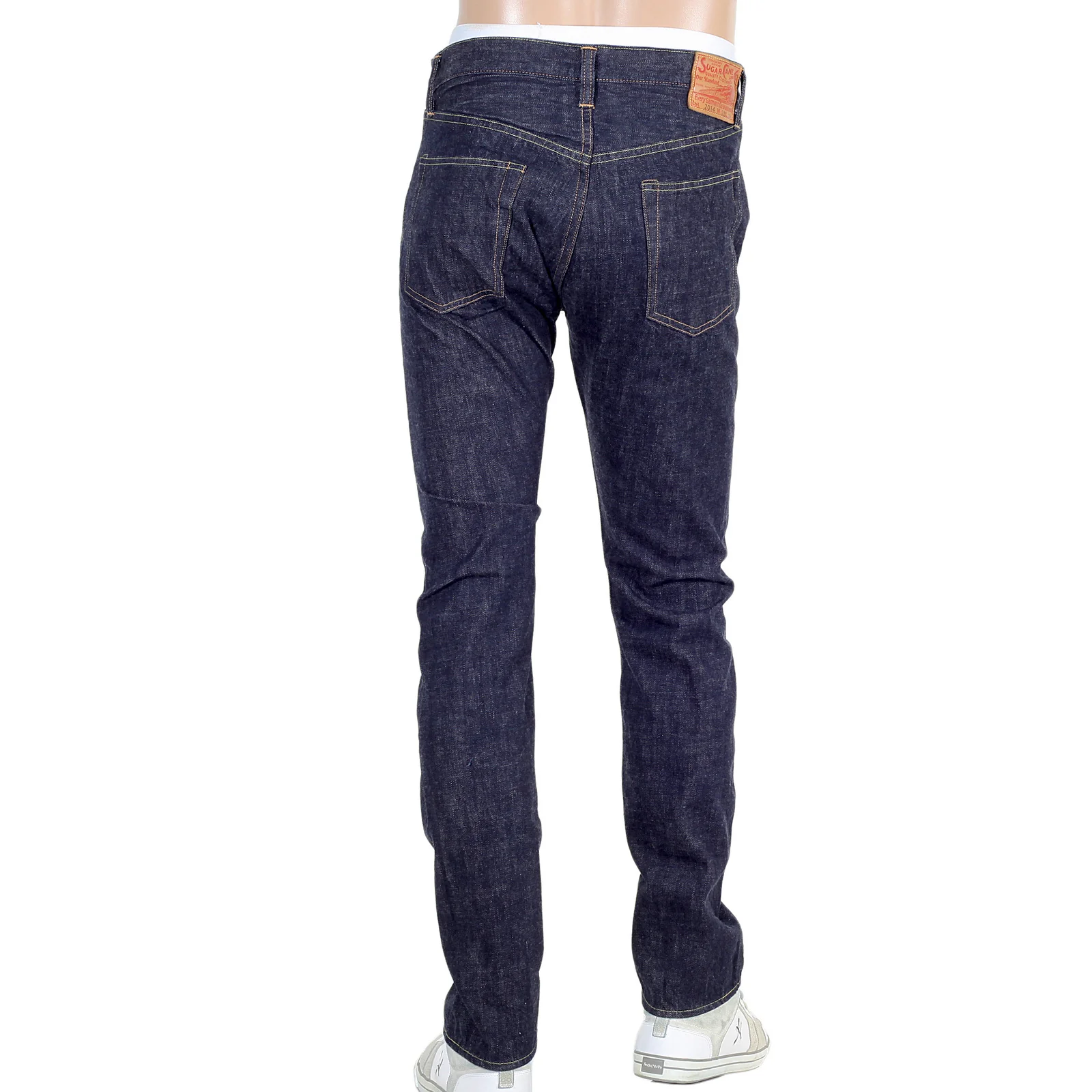 Navy Slim Fit SC42014A Lower Rise 12oz One Wash Denim Jeans CANE4444 - Image 3