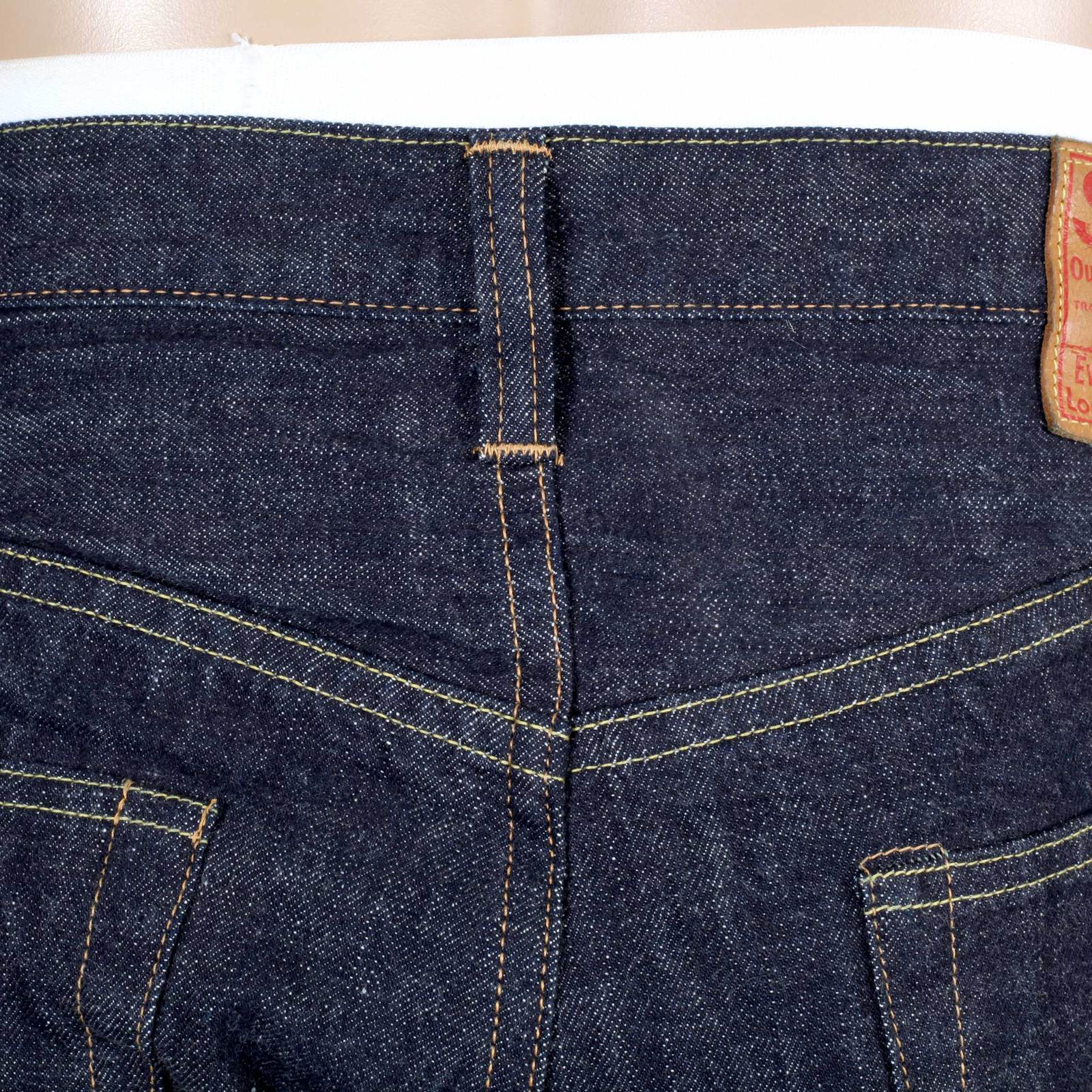 Navy Slim Fit SC42014A Lower Rise 12oz One Wash Denim Jeans CANE4444 - Image 8
