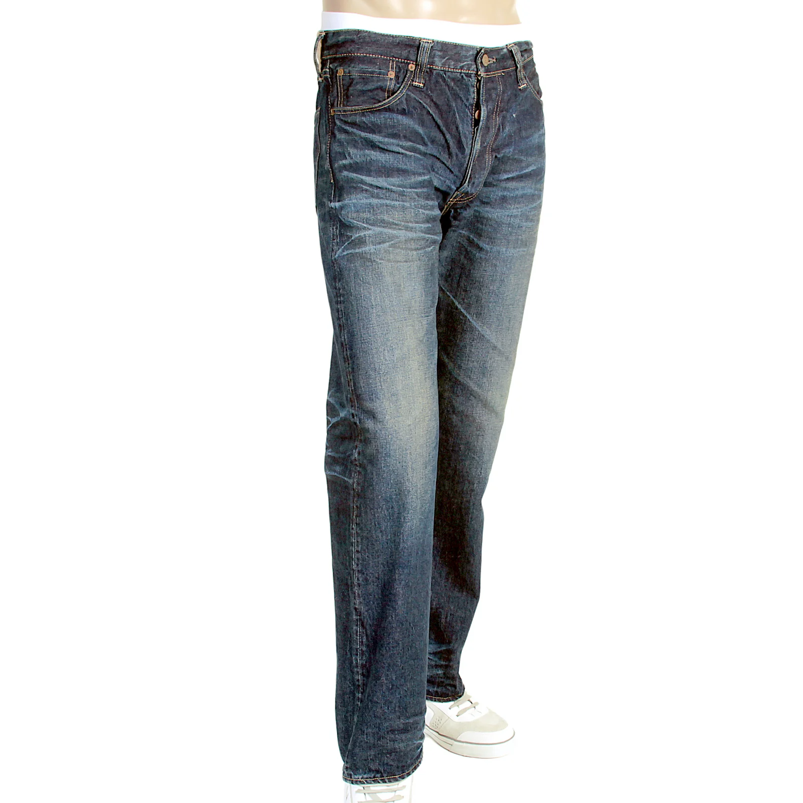 Vintage Cut Lone Star SC40901H Hard Dark Selvedge Denim Jeans CANE3075 - Image 3