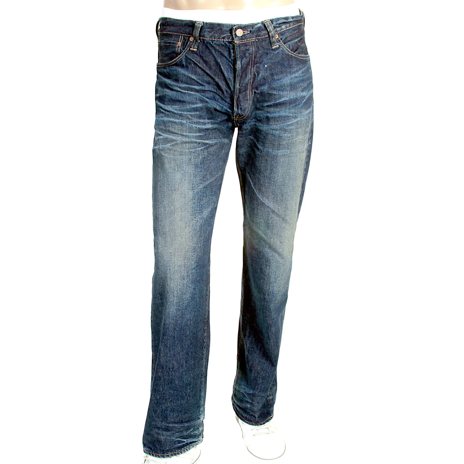 Vintage Cut Lone Star SC40901H Hard Dark Selvedge Denim Jeans CANE3075 - Image 4