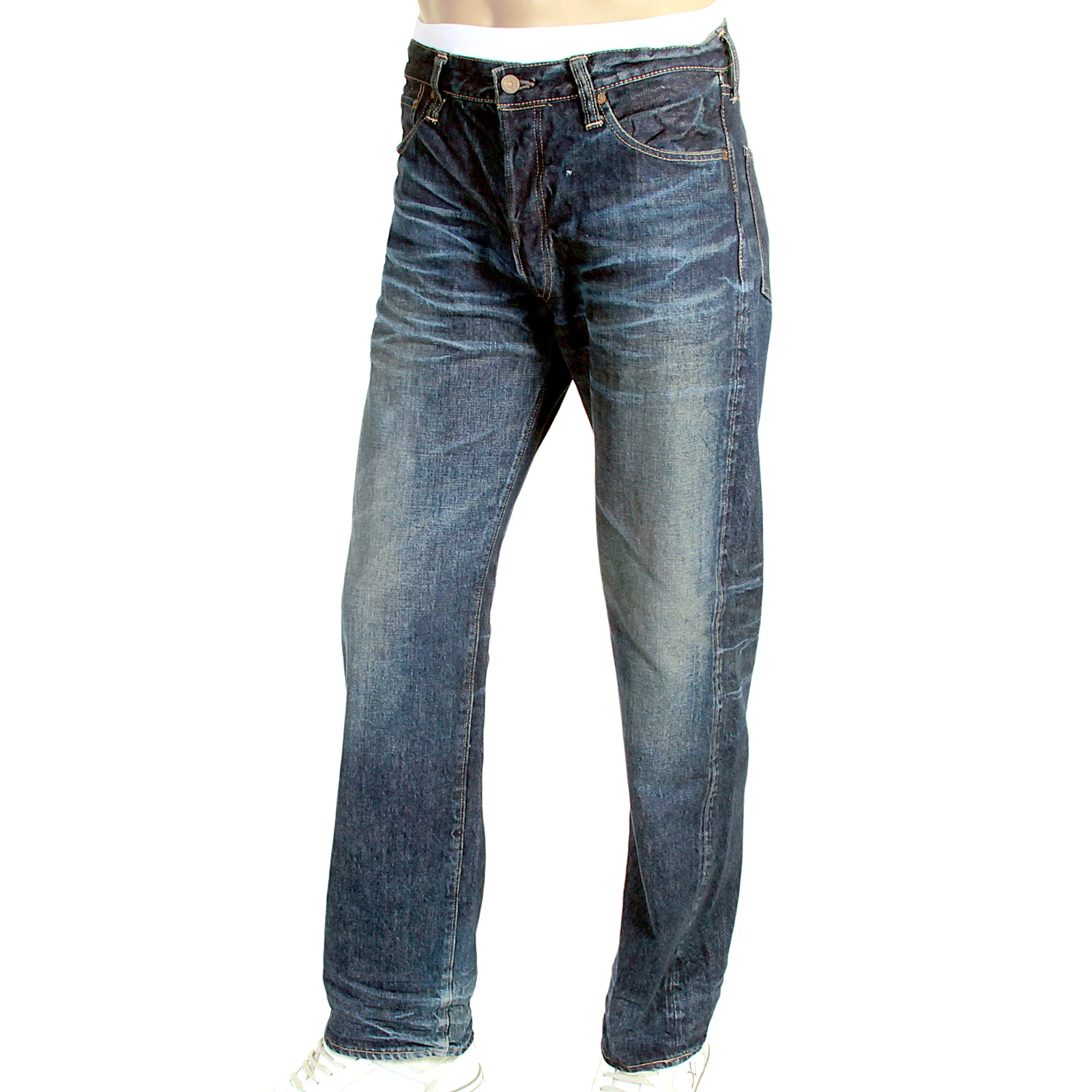 Vintage Cut Lone Star SC40901H Hard Dark Selvedge Denim Jeans CANE3075 - Image 5