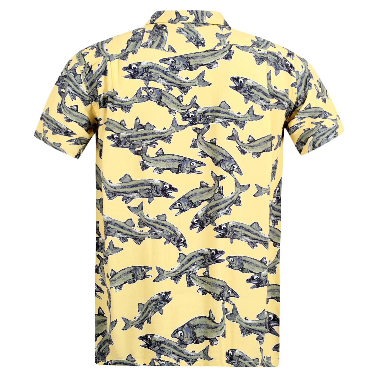 Limited Edition Keoni of Hawaii Printed SS37463 Yellow Shirt SURF7567 - Image 4