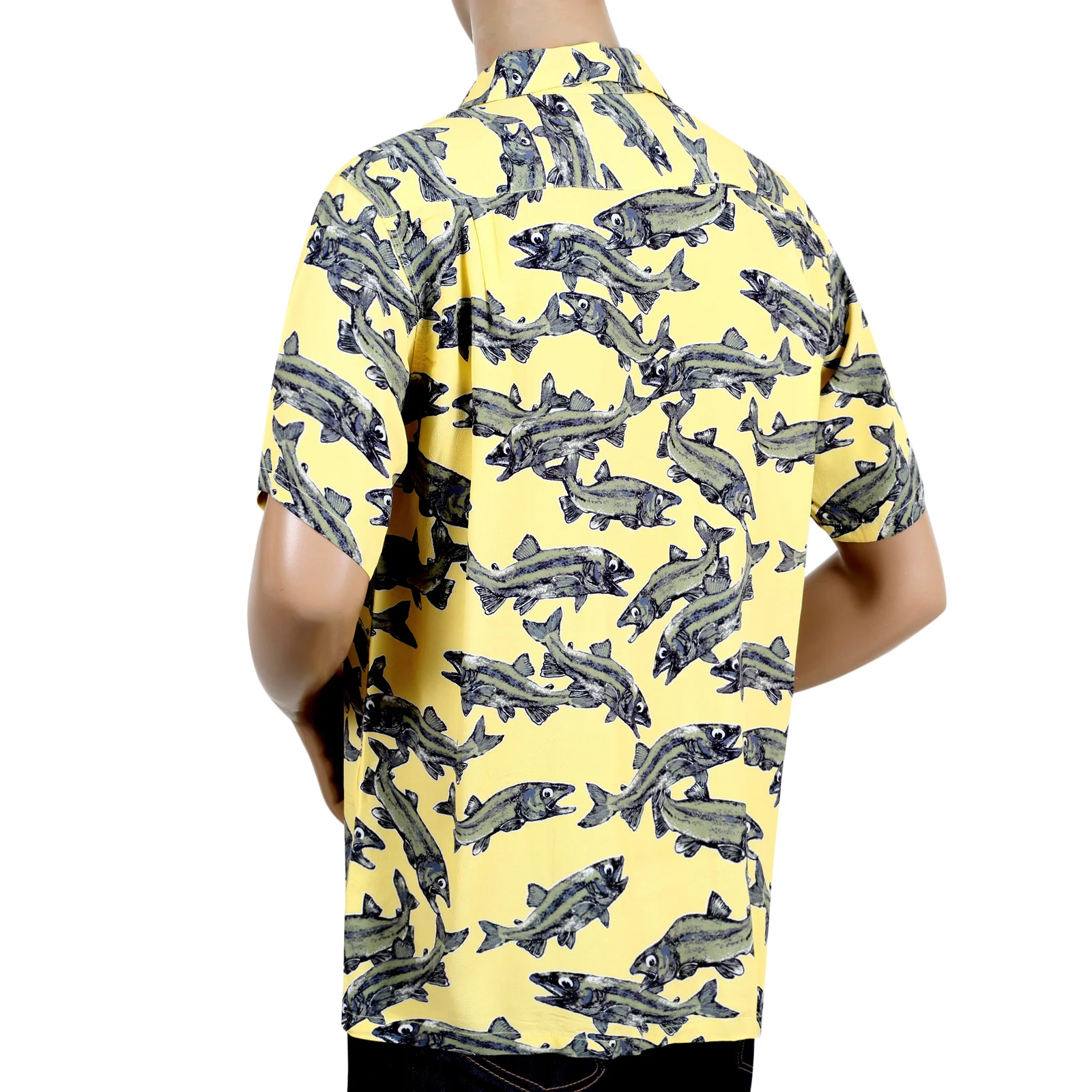 Limited Edition Keoni of Hawaii Printed SS37463 Yellow Shirt SURF7567 - Image 6