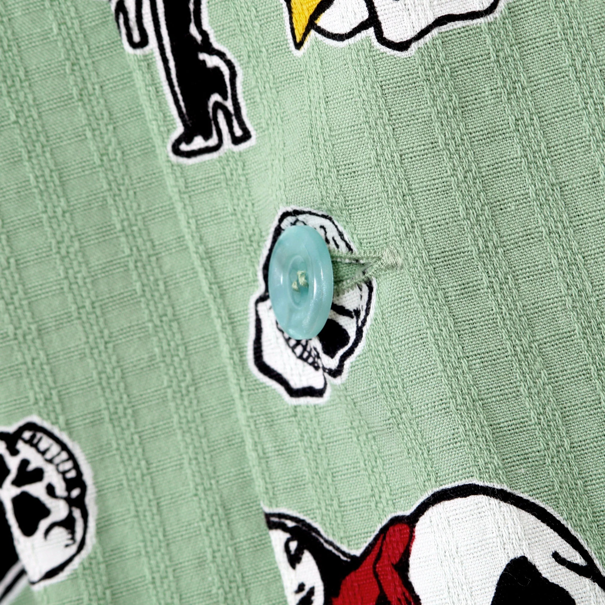 The Devil Skull Girls Print SH38115 Mint Green Hawaiian Shirt SoH10094 - Image 5